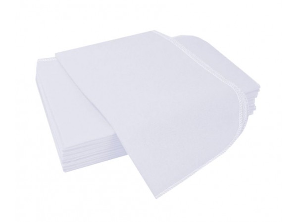 Flanela Branca 28X38 - 12 unidades