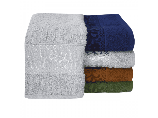 Toalha de Rosto Luxo 45X70 - 12 unidades