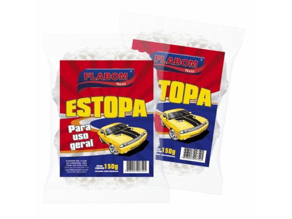 Estopa De Algodão Branca - 150g