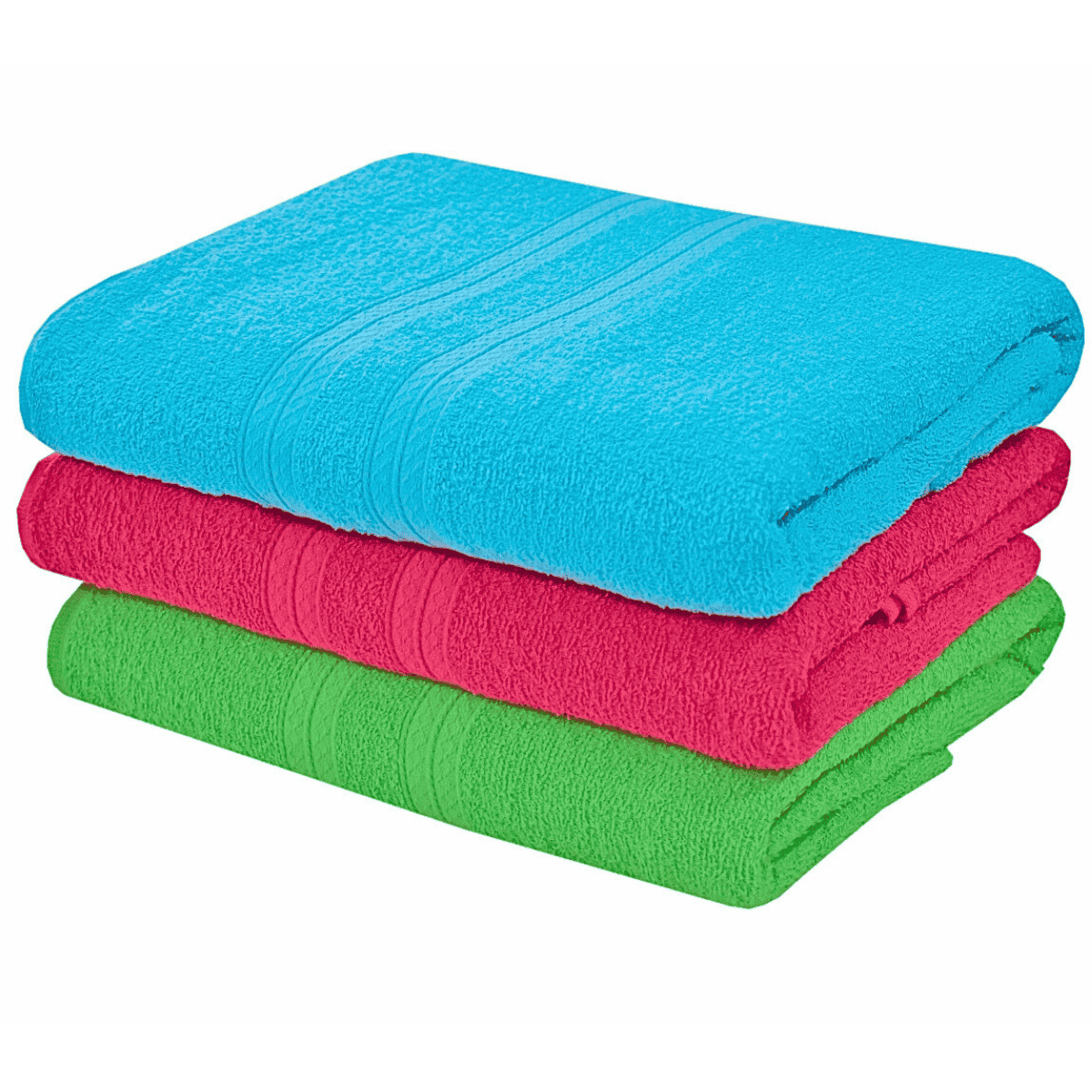 Toalha de Banho Brizza Felpuda 70X140 - 3 unidades